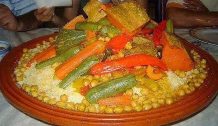 Couscous marocain aux 7 légumes