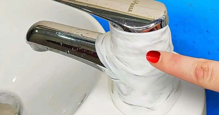 Éliminez tout le calcaire des robinets grâce à une astuce redoutable : il sera brillant de propreté