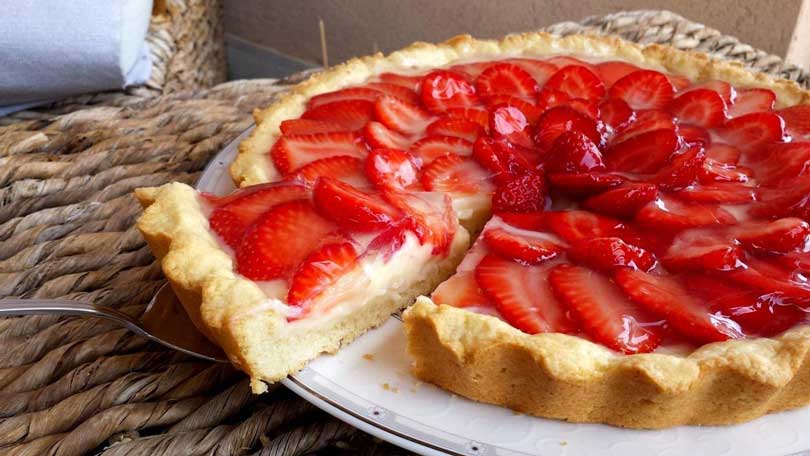 'The' tarte aux fraises recette facile