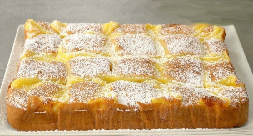 Gâteau Aux Pommes Et à La Crème – Gâteau Prêt En 5 Minutes, Seulement 180 Kcal !